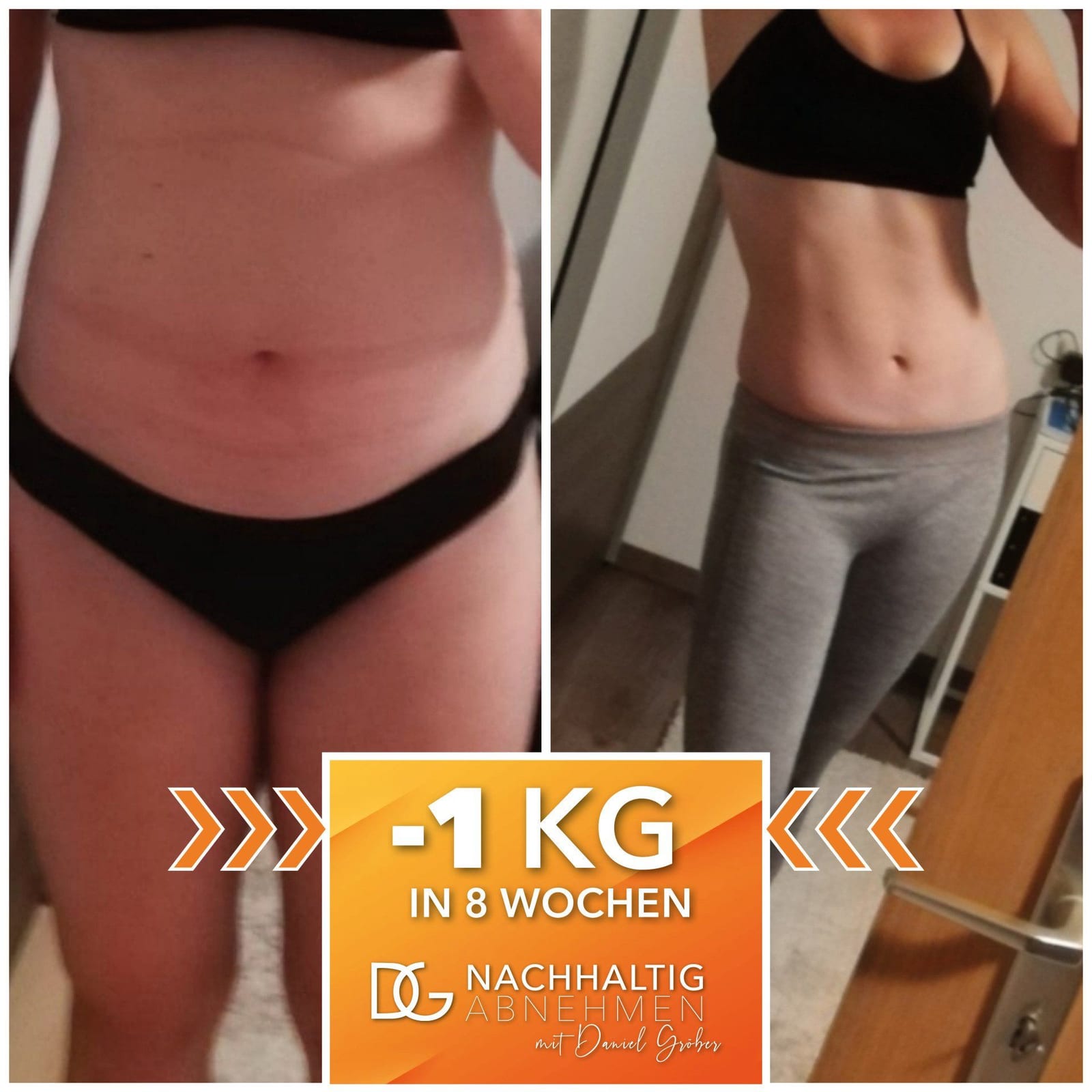 Melanie S.: 1 kg weniger, dafür Muskeln, in 8 Wochen